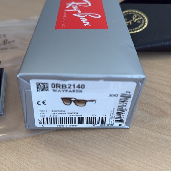 NWT Ray Ban Wayfarers, tortoise and gradient brown - Picture 4 of 7